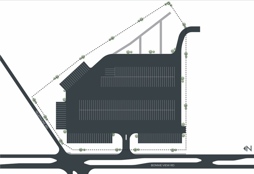 9300 Bonnie View Rd, Dallas, TX for lease - Site Plan - Image 2 of 2