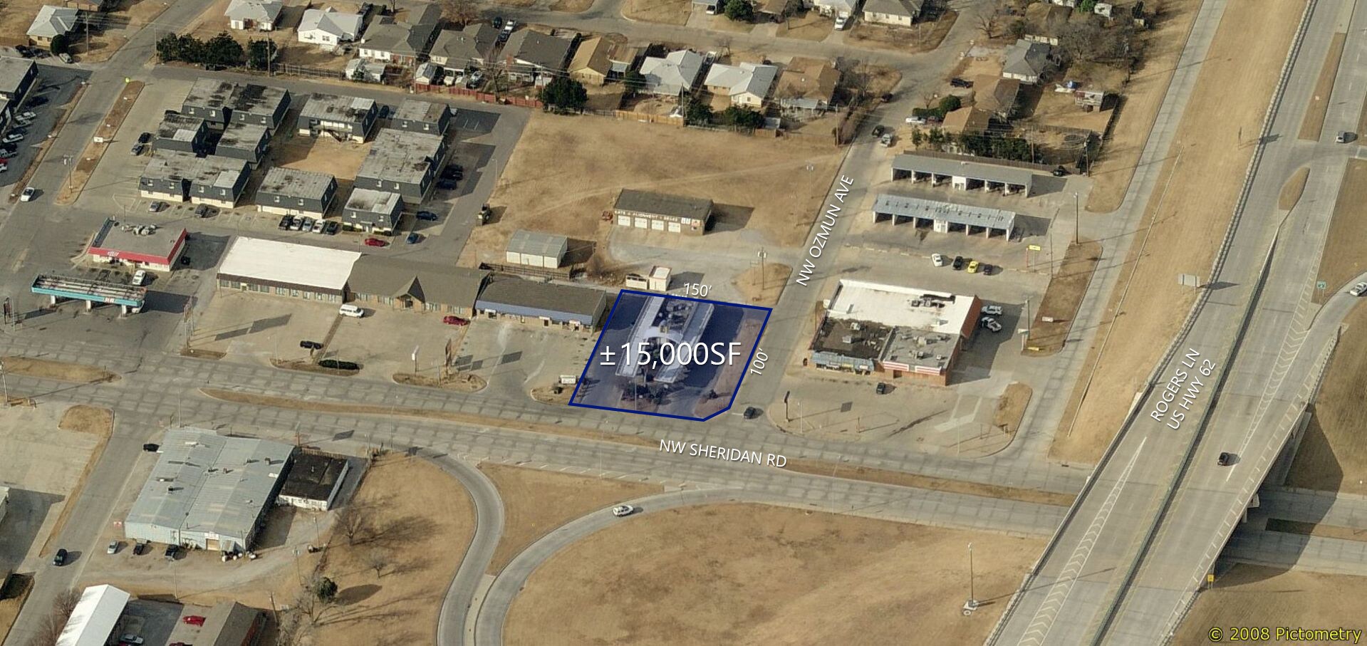 2820 NW Sheridan Rd, Lawton, OK à vendre Aérien- Image 1 de 2