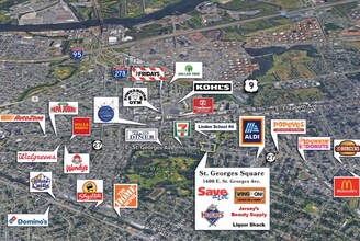 1600 E Saint Georges Ave, Linden, NJ - AERIAL  map view - Image1