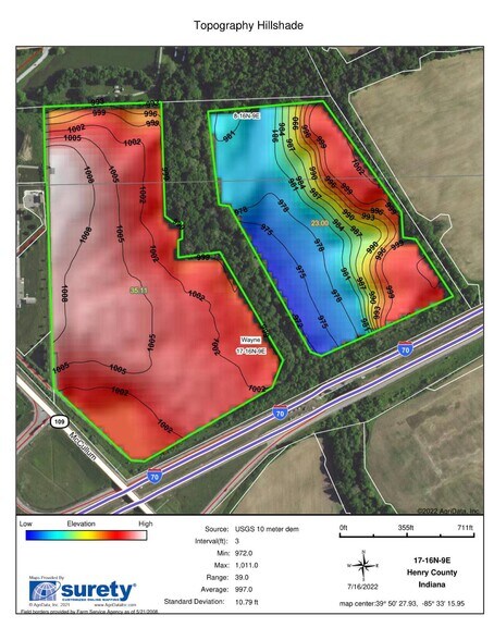 00 State Knightstown IN rd, Knightstown, IN à vendre - Aérien - Image 3 de 3
