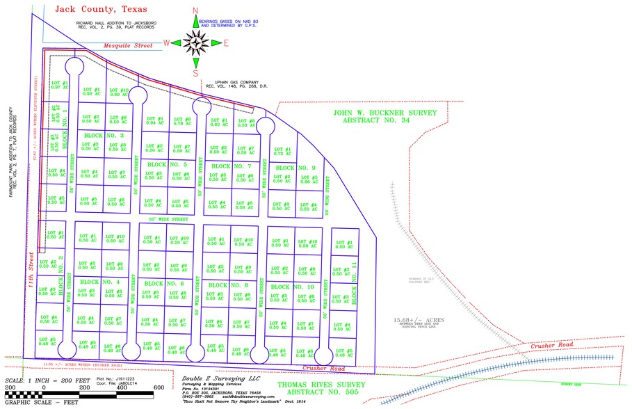 NEQ Crusher Rd, Jacksboro, TX à vendre - Plan de site - Image 2 de 7