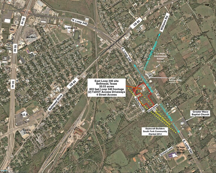 605 E Loop 340, Waco, TX à louer - Aérien - Image 3 de 4