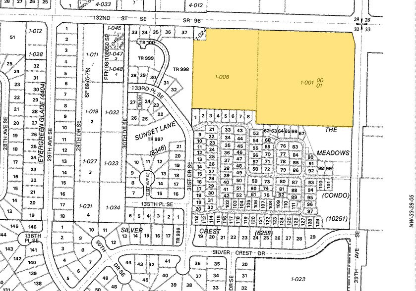 3202 132nd St SE, Mill Creek, WA à vendre - Plan cadastral - Image 3 de 3