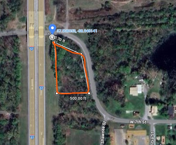 1207 W 7th St, West Frankfort, IL à vendre Aérien- Image 1 de 2