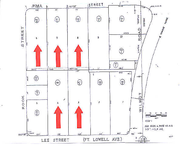 6238-6246 E Pima St, Tucson, AZ à louer - Plan cadastral - Image 2 de 15
