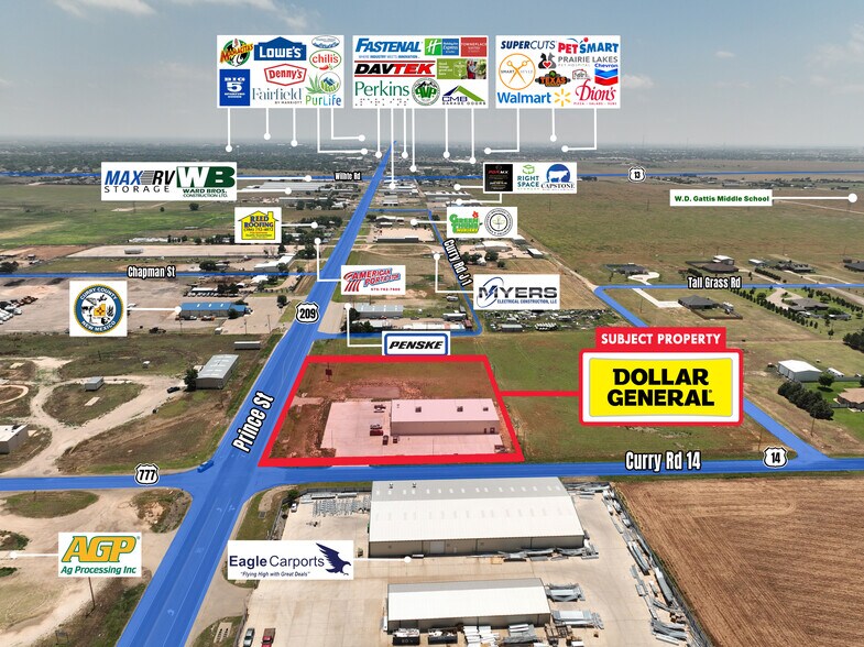 5160 Prince St, Clovis, NM à vendre - Aérien - Image 3 de 3