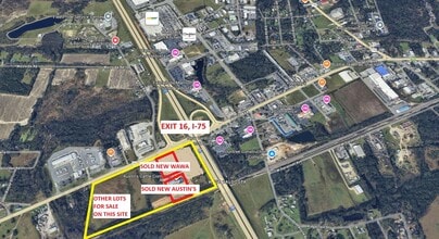 2103 W Hill Ave, Valdosta, GA - Aerial map view