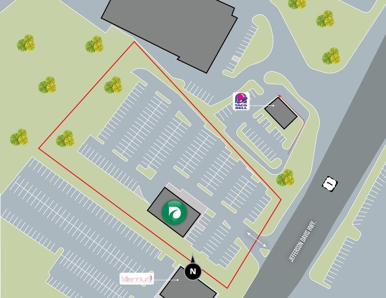 14902 Jefferson Davis Hwy, Woodbridge, VA à louer - Photo du bâtiment - Image 2 de 5