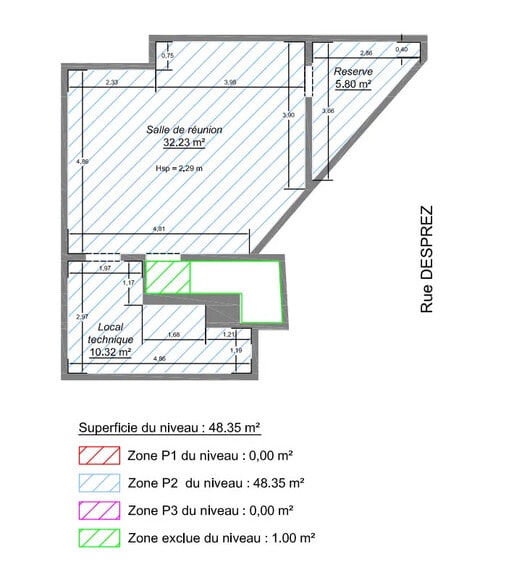 Retail in Paris for lease - Floor Plan - Image 3 of 9