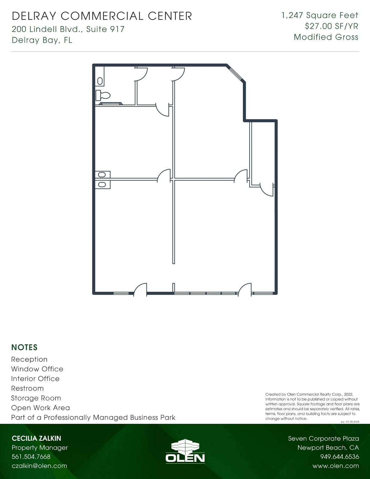 200 Lindell Blvd, Delray Beach, FL for lease Floor Plan- Image 1 of 1