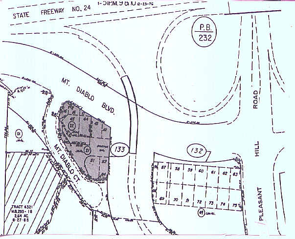 3249 Mount Diablo Ct, Lafayette, CA à louer - Plan cadastral - Image 2 de 8