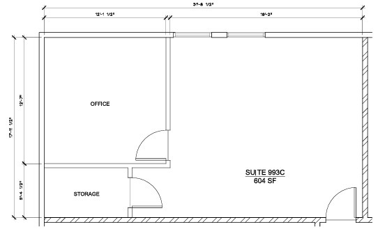 991-993 Lomas Santa Fe Dr, Solana Beach, CA à louer Plan d  tage- Image 1 de 1