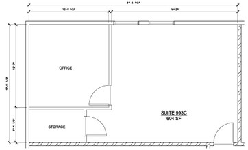 991-993 Lomas Santa Fe Dr, Solana Beach, CA à louer Plan d  tage- Image 1 de 1