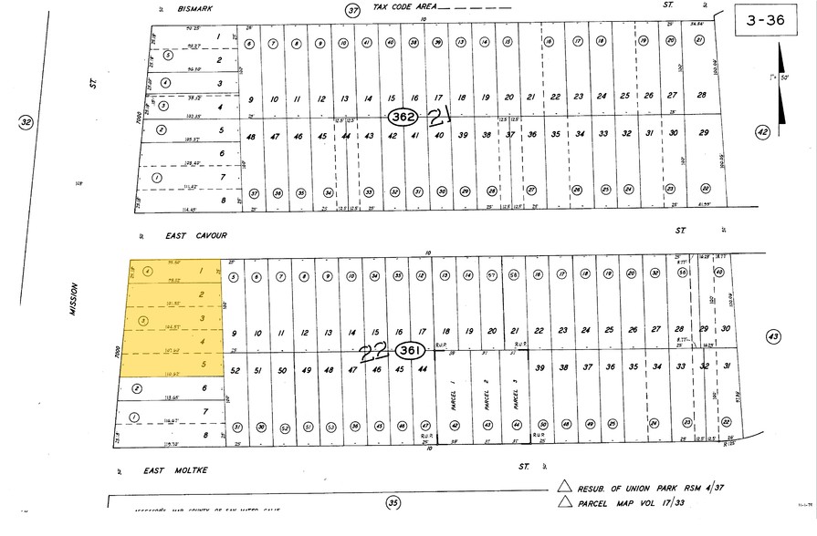 7073 Mission St, Daly City, CA for lease - Plat Map - Image 3 of 3