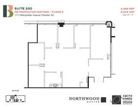 1111 Metropolitan Ave, Charlotte, NC à louer Plan d  tage- Image 1 de 1