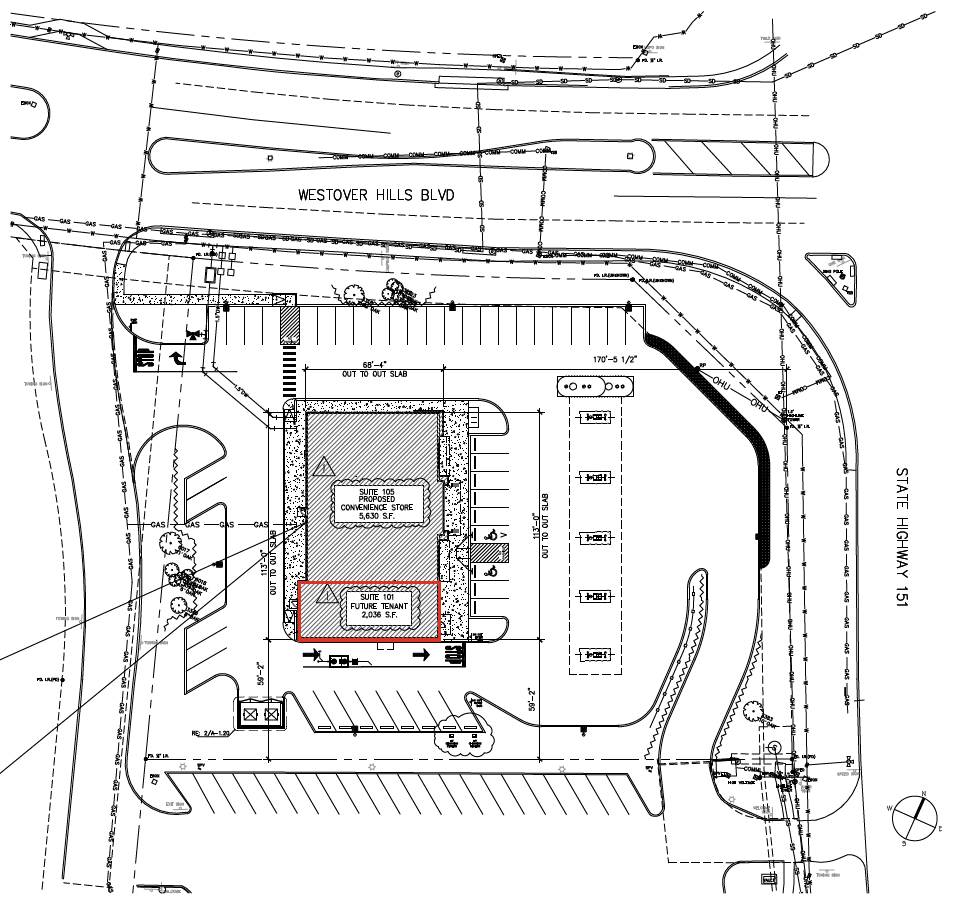 10970 TX-151, San Antonio, TX for lease Site Plan- Image 1 of 1