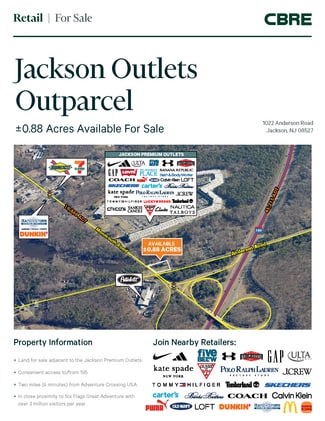 More details for 1022 Anderson Rd, Jackson, NJ - Land for Sale
