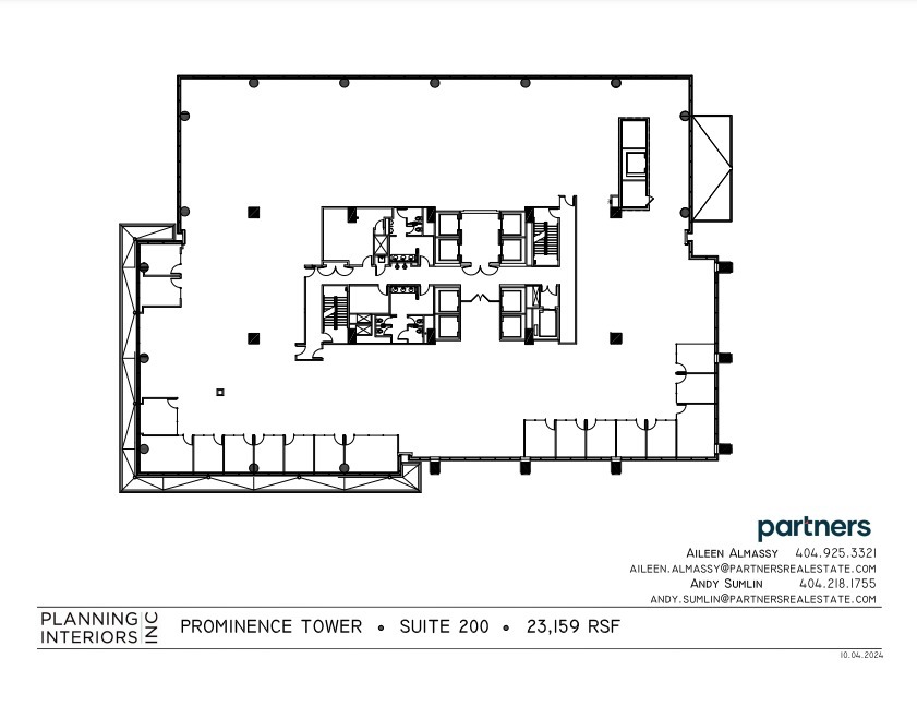 3475 Piedmont Rd NE, Atlanta, GA à louer Plan d’étage- Image 1 de 1