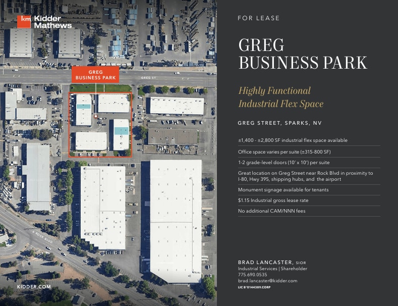 1501-1515 Greg St, Sparks, NV for lease Building Photo- Image 1 of 2