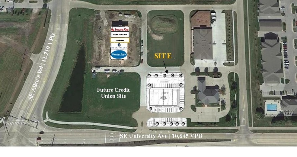 1165 SE University Ave, Waukee, IA for lease - Aerial - Image 2 of 5