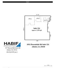 3951 Pleasantdale Rd, Doraville, GA for lease Floor Plan- Image 1 of 5