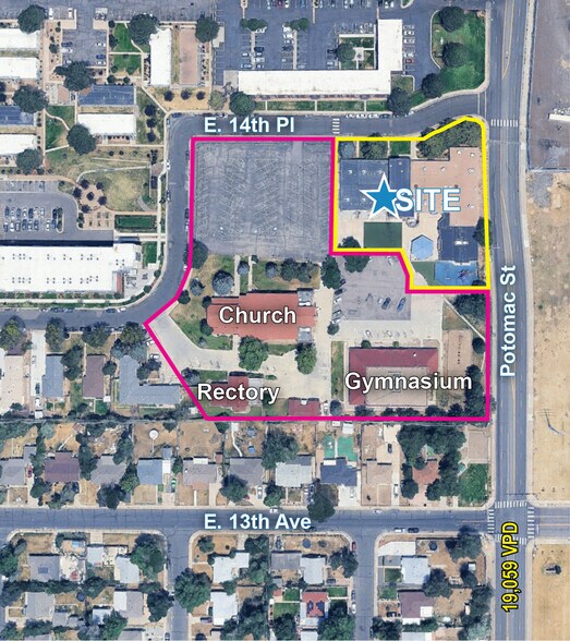 13680 E 14th Pl, Aurora, CO for lease - Site Plan - Image 2 of 16