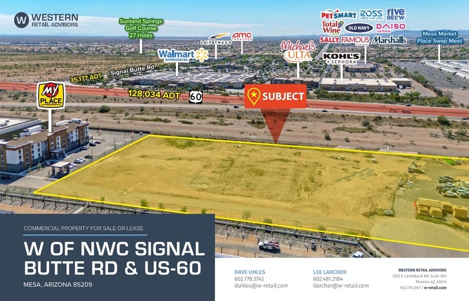 W of NWC Signal Butte Rd & US-60, Mesa, AZ for lease - Primary Photo - Image 1 of 6