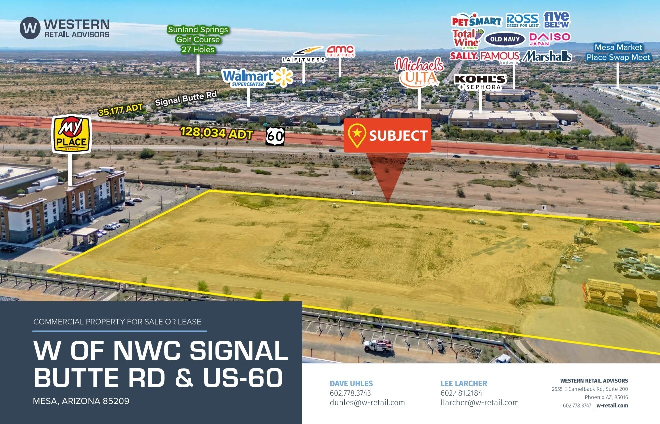 W of NWC Signal Butte Rd & US-60, Mesa, AZ for lease Primary Photo- Image 1 of 7
