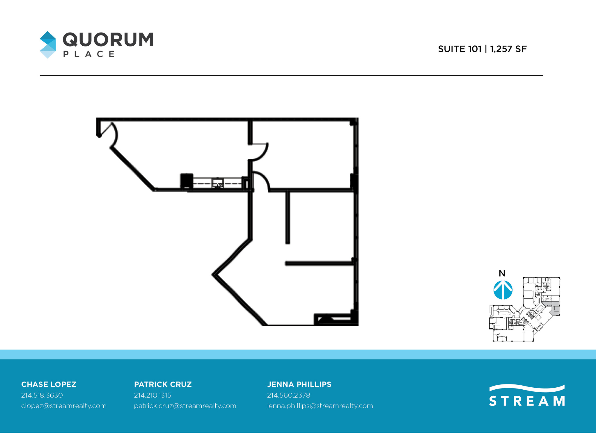 14901 Quorum Dr, Dallas, TX for lease Floor Plan- Image 1 of 1