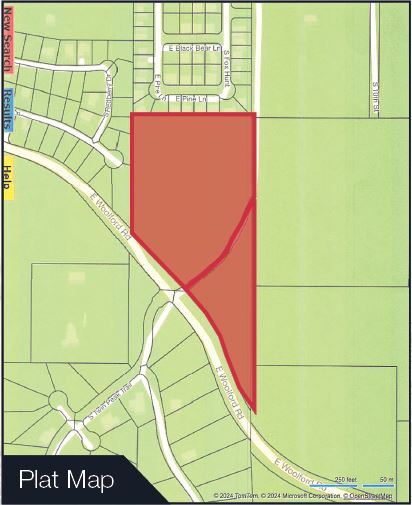 NWC & NEC of East Woolford Rd St, Show Low, AZ for sale - Plat Map - Image 2 of 2