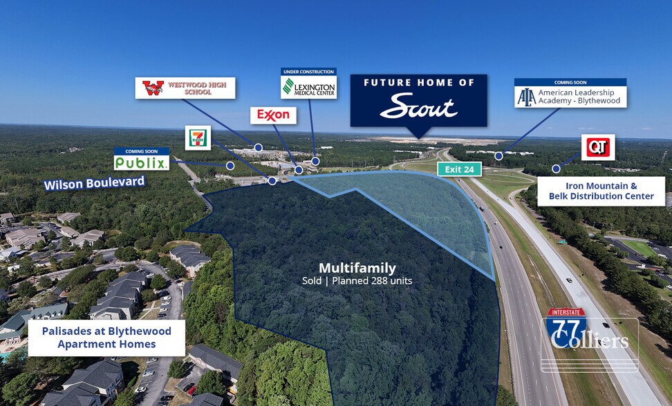 Wilson Boulevard & I-77, Blythewood, SC à vendre - Photo du bâtiment - Image 2 de 7