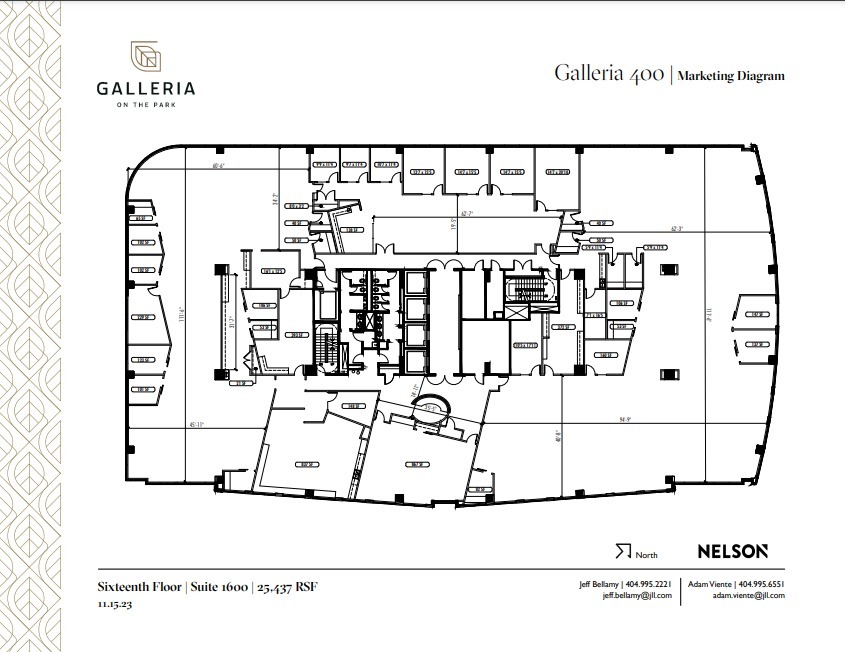 600 Galleria Pky SE, Atlanta, GA à louer Plan d’étage- Image 1 de 1