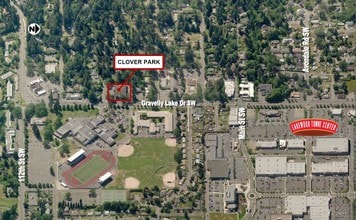 10828 Gravelly Lake Dr SW, Lakewood, WA - AERIAL  map view