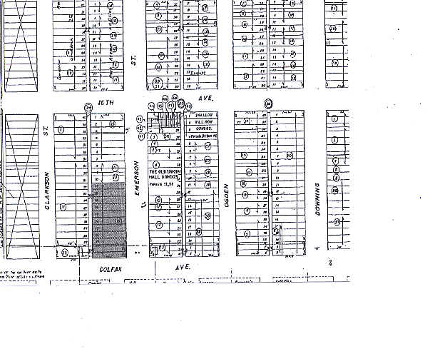 857 E Colfax Ave, Denver, CO for lease - Plat Map - Image 2 of 4