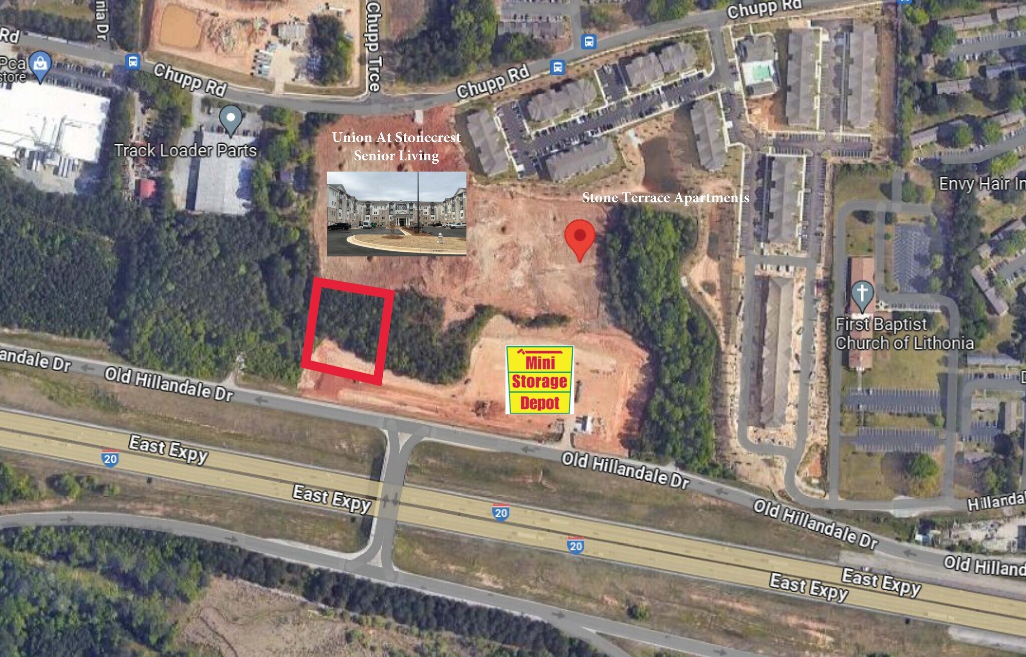 6600 Hillandale Dr, Lithonia, GA for sale Aerial- Image 1 of 3