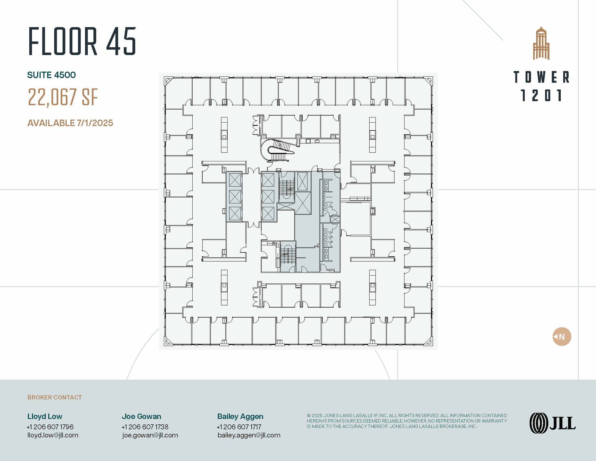 1201 3rd Ave, Seattle, WA for lease Floor Plan- Image 1 of 1