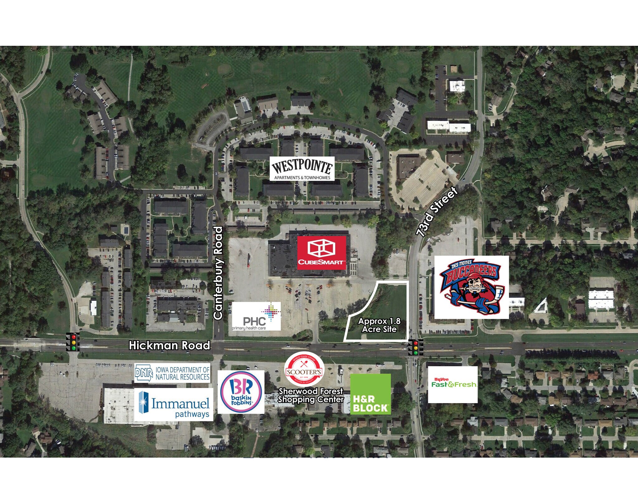 7301 Hickman Rd, Urbandale, IA à vendre Photo du bâtiment- Image 1 de 5