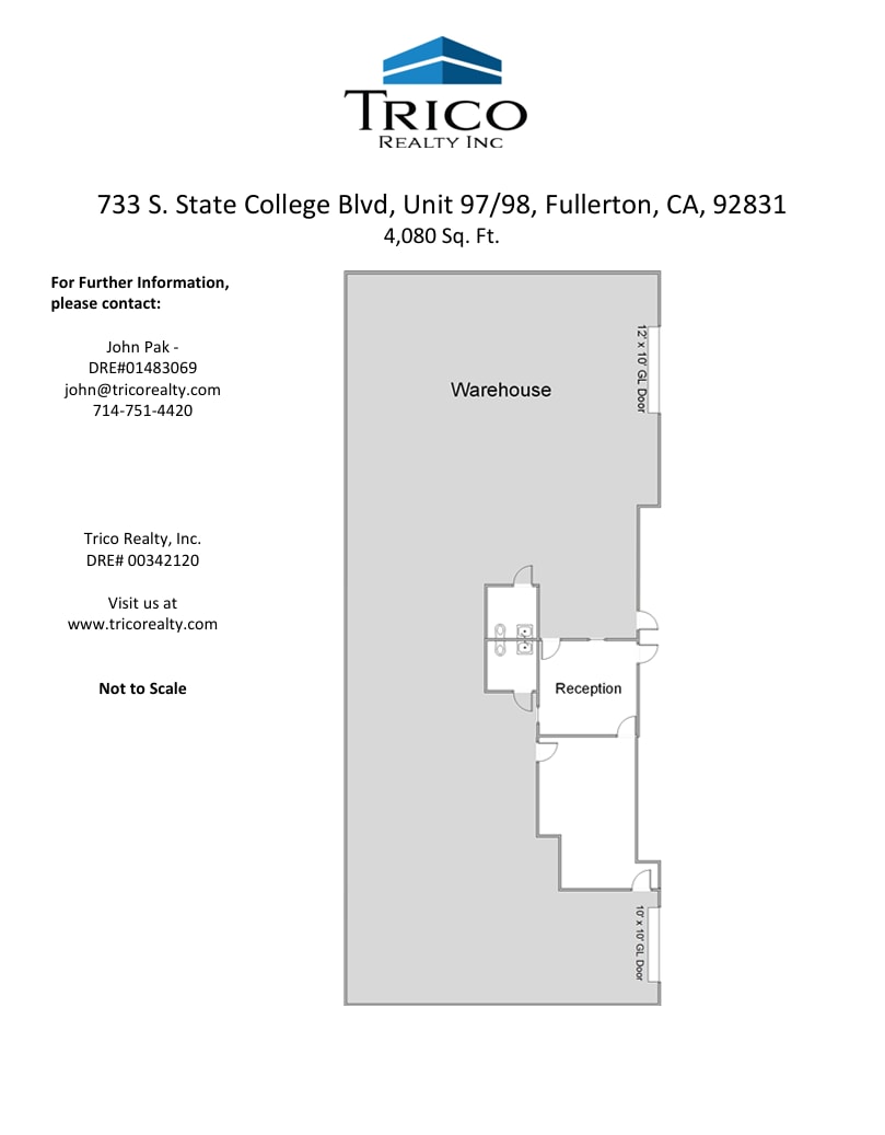 667-759 S State College Blvd, Fullerton, CA à louer Plan d’étage- Image 1 de 1