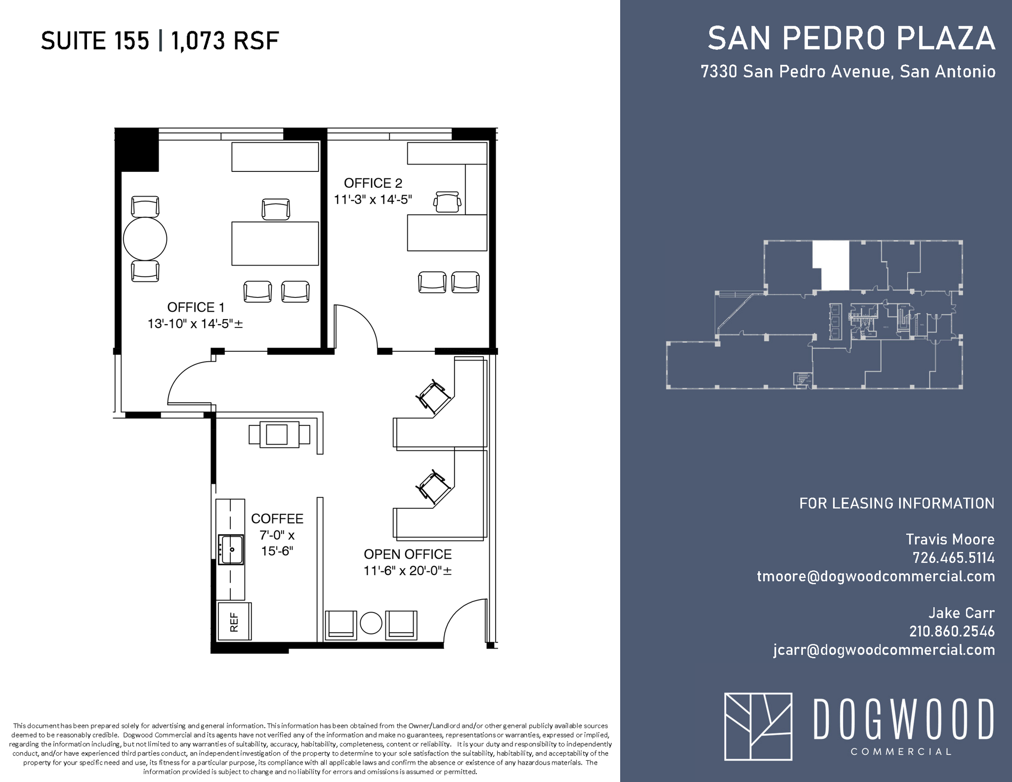 7330 San Pedro Ave, San Antonio, TX à louer Plan d  tage- Image 1 de 1