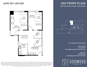 7330 San Pedro Ave, San Antonio, TX à louer Plan d  tage- Image 1 de 1