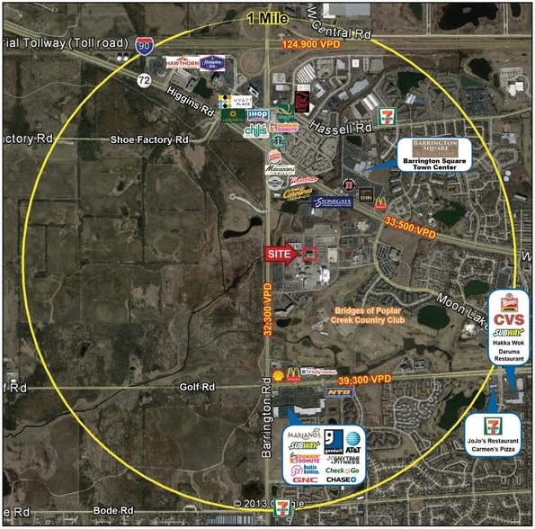 1585 N Barrington Rd, Hoffman Estates, IL for sale - Site Plan - Image 2 of 10