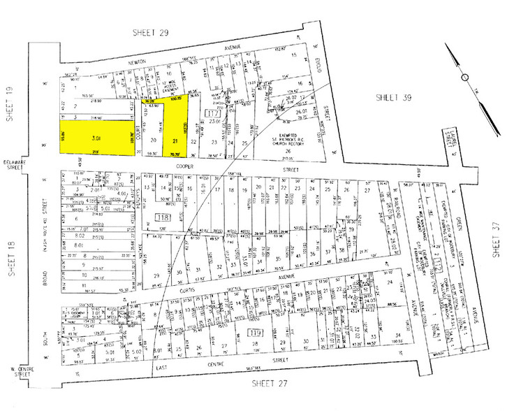 6 N Broad St, Woodbury, NJ à louer - Plan cadastral - Image 3 de 7