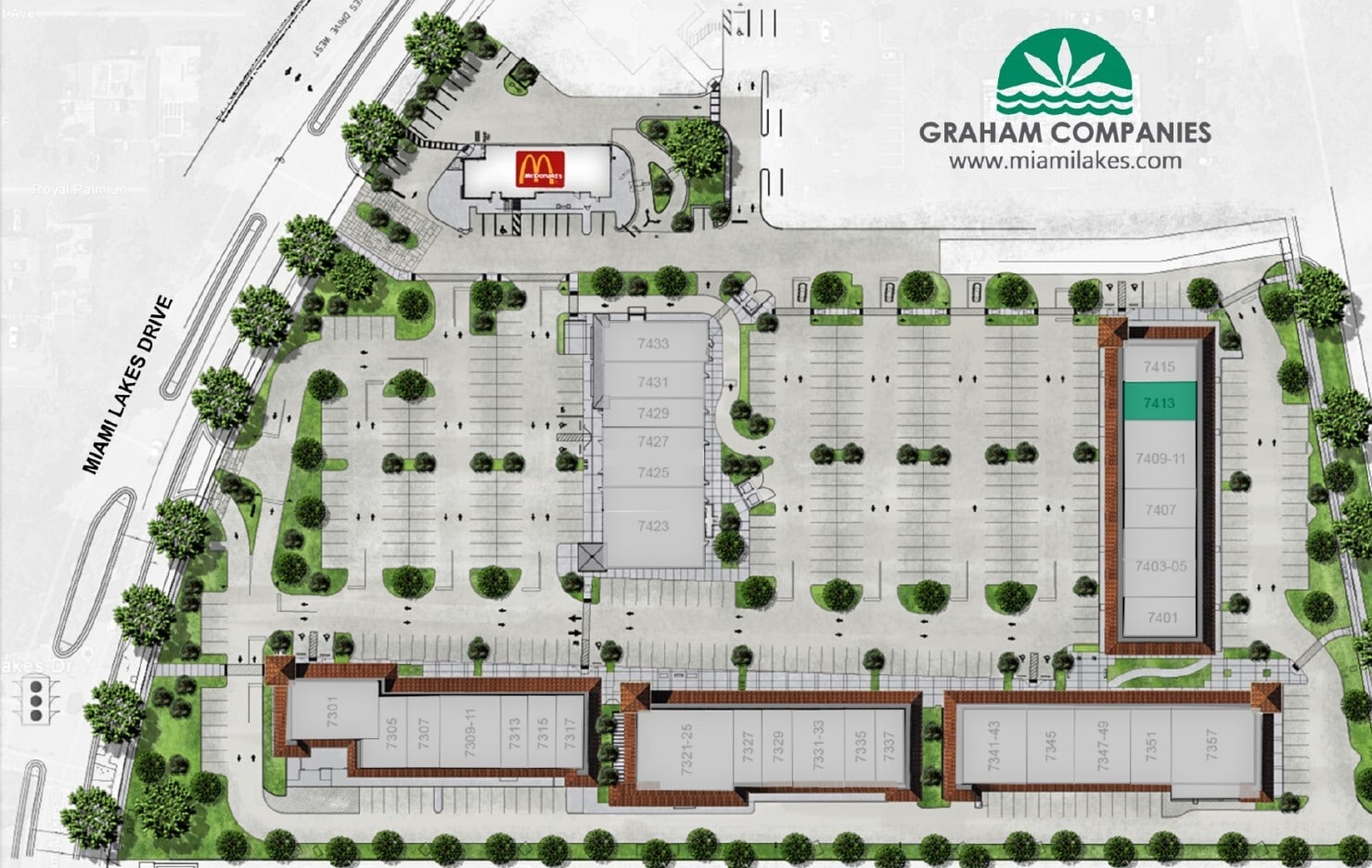 7305-7455 Miami Lakes Dr, Miami Lakes, FL for lease Building Photo- Image 1 of 1