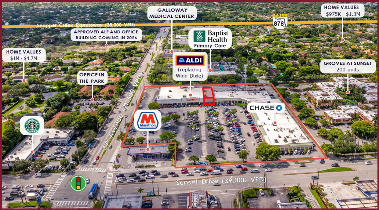 8710-8788 SW 72nd St, Miami, FL à louer Aérien- Image 1 de 8