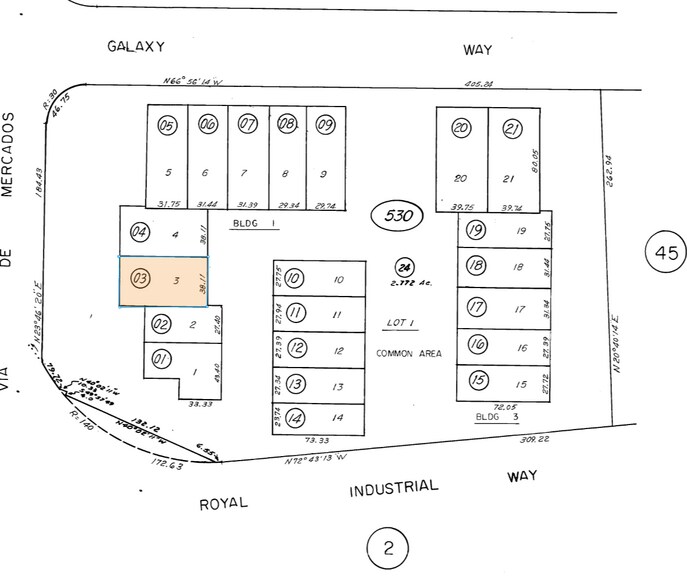 1300 Galaxy Way, Concord, CA à vendre - Plan cadastral - Image 2 de 8