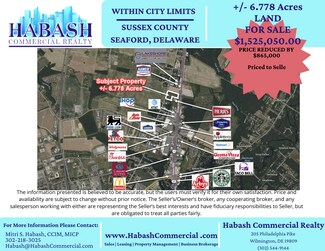 More details for Sussex Highway Seaford DE Hwy, Seaford, DE - Land for Sale