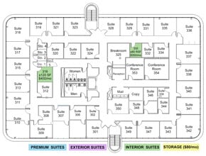 10201 W Markham St, Little Rock, AR for lease Floor Plan- Image 1 of 2