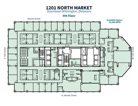 1201 N Market St, Wilmington, DE à louer Plan de site- Image 1 de 1