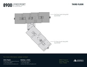 8900 Freeport Pky, Irving, TX à louer Plan d  tage- Image 1 de 1