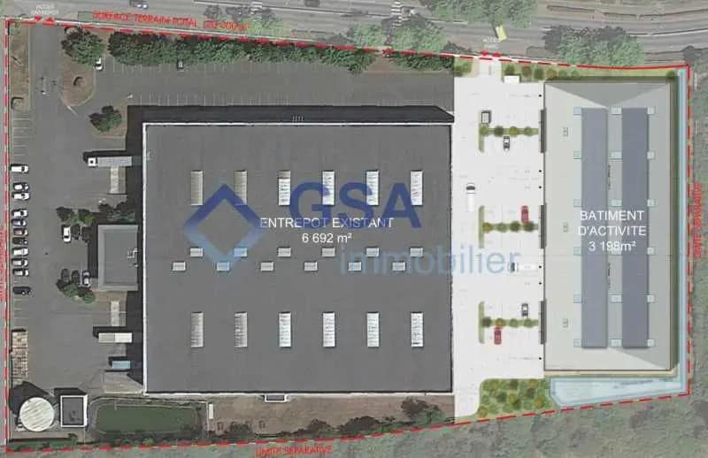 Flex in Saint-Michel-sur-Orge for lease Site Plan- Image 1 of 4